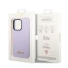 Guess GUHCP14XSLSMU iPhone 14 Pro Max 6,7 fioletowy/purple hard case Silicone Vintage Gold Logo